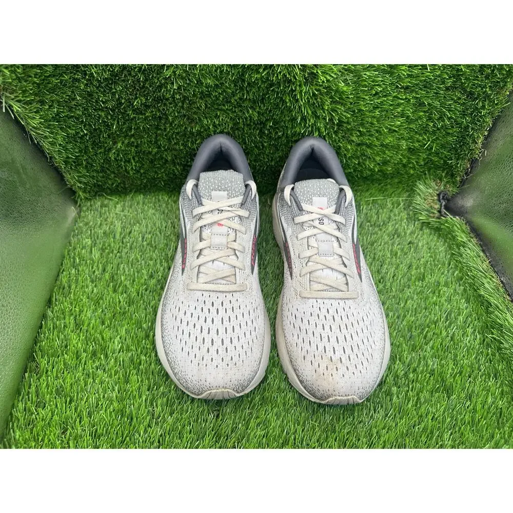Brooks Ghost 16 1204071B006 Athletic Sneaker Women's 10B Gray Mesh Road Running